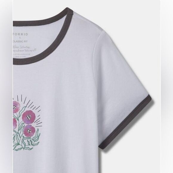 Torrid Floral Classic Fit Crew Neck
Ringer Tee - Picture 2 of 6